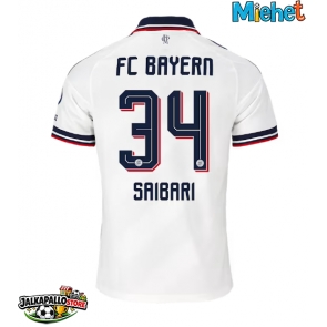 Bayern Munich Ismael Saibari #34 Vieraspaita 2026-27 Lyhythihainen Bayern Munich Ismael Saibari #34 Vieraspaita 2026-27 Lyhythihainen